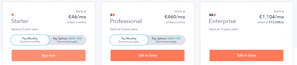 Sales Automation tool monthly pricing
